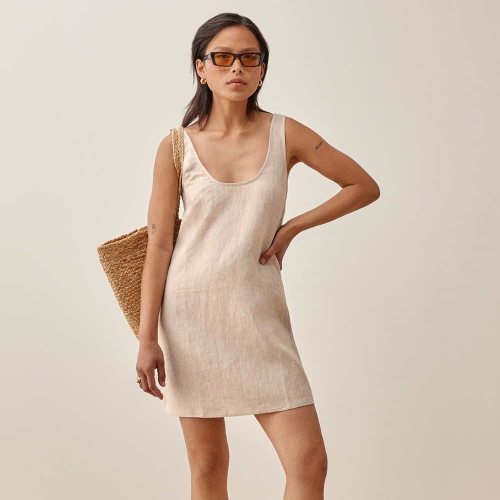 Reformation Bo Linen Dress